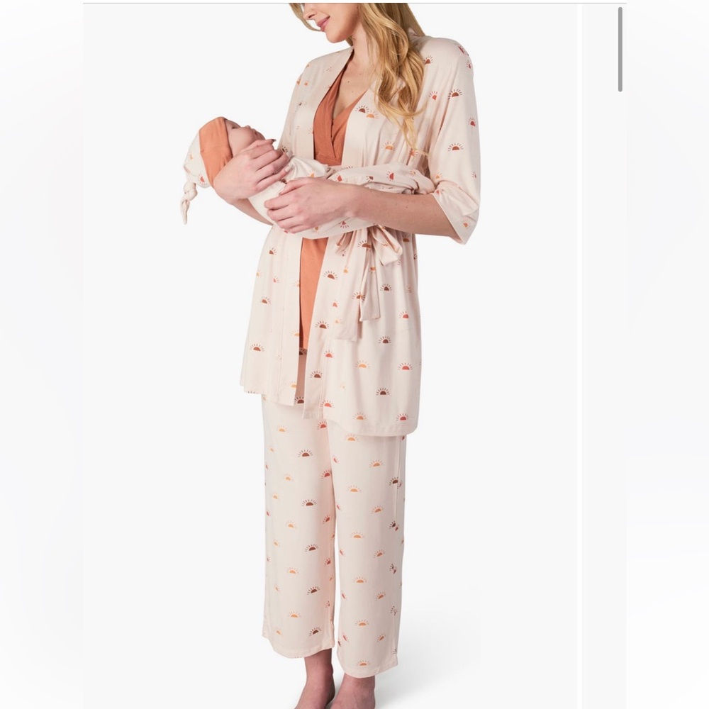 5 piece Everly Grey mommy me set